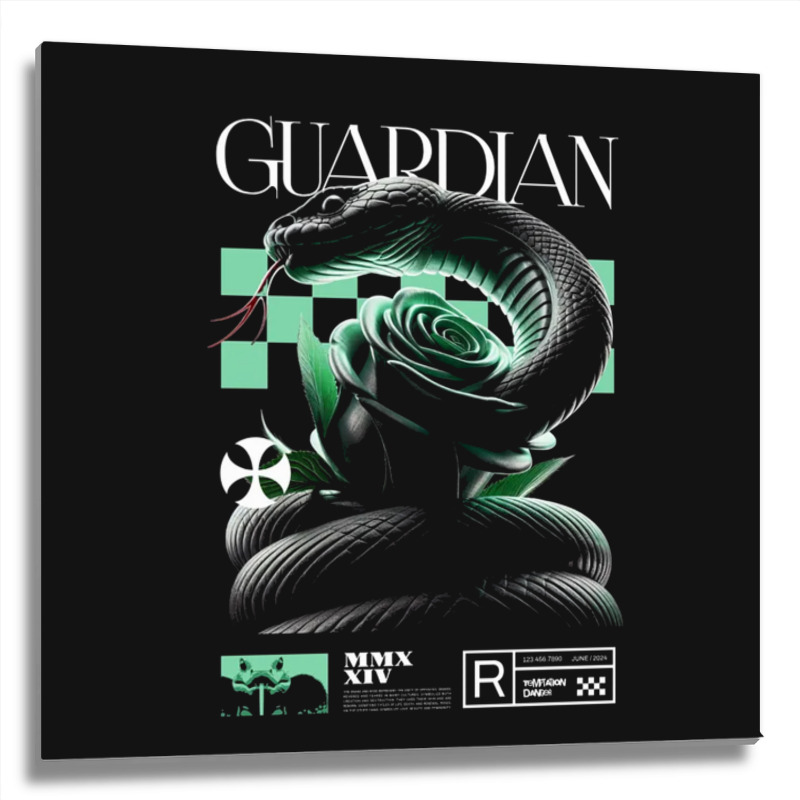 The Guardian Metal Print Square | Artistshot