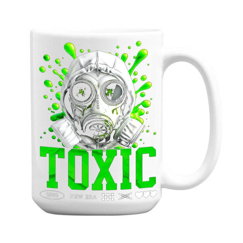 Toxic Gas Mask Ecology Concept 15 Oz Coffee Mug | Artistshot