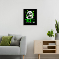 Toxic Gas Mask Ecology Concept Metal Print Vertical | Artistshot