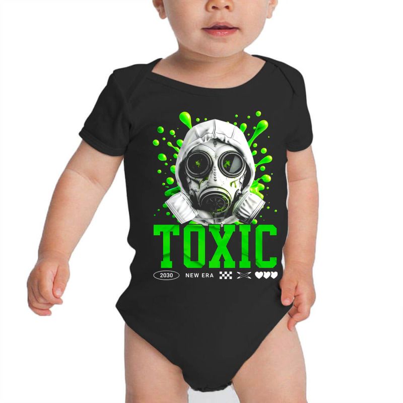 Toxic Gas Mask Ecology Concept Baby Bodysuit | Artistshot