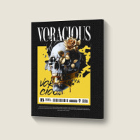 Voracious Skull Portrait Canvas Print | Artistshot