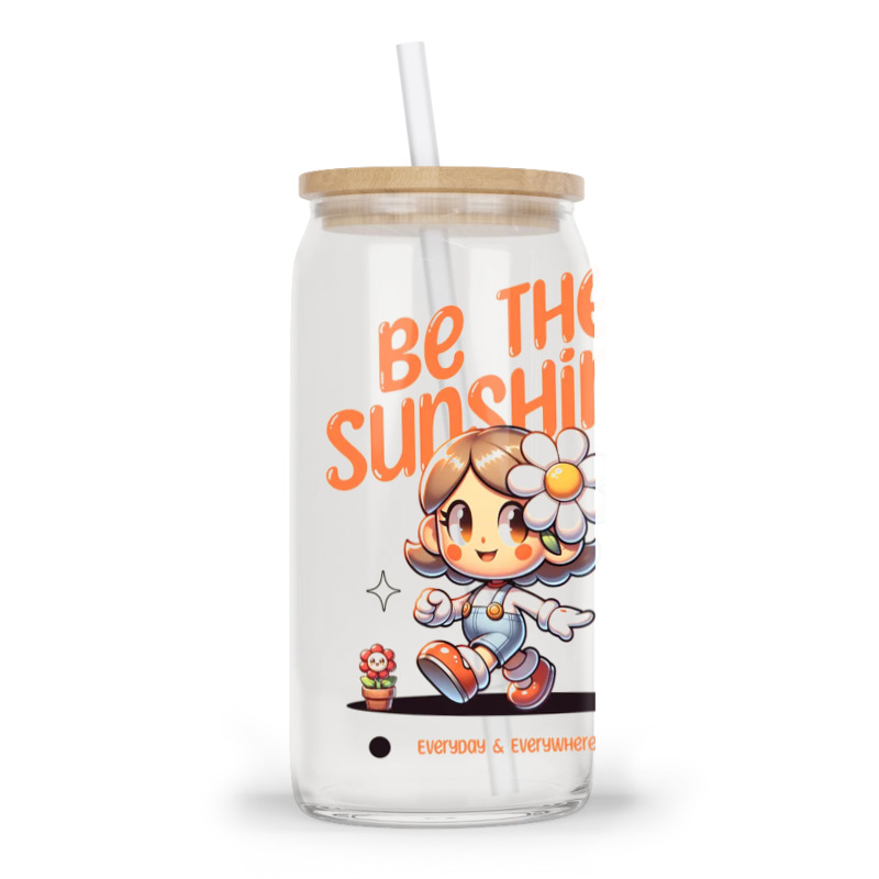 Be The Sunshine Everyday Glass Tumbler | Artistshot