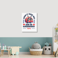 Funny Ladybug Training Quote Portrait Canvas Print | Artistshot