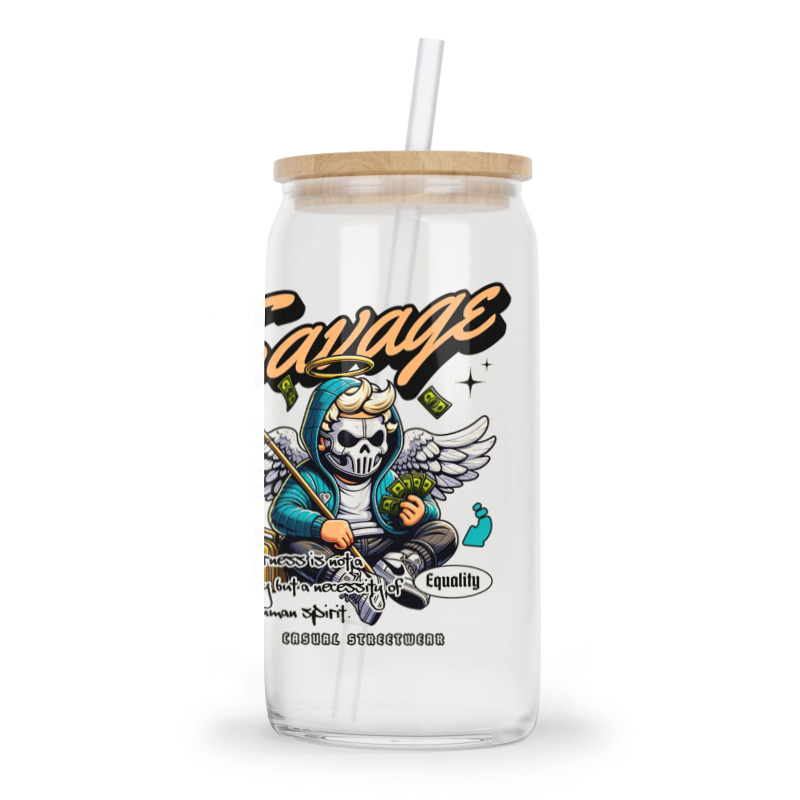 Savage Casual Glass Tumbler | Artistshot