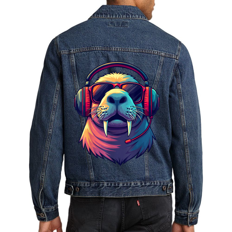 Dj Manatee Men Denim Jacket | Artistshot