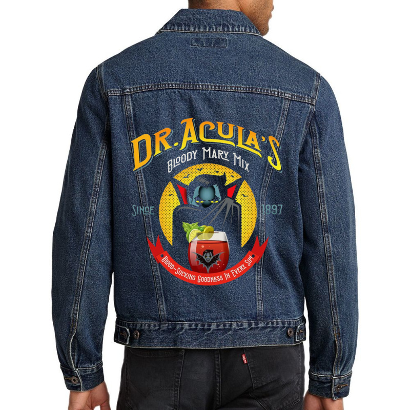 Dr. Acula's Bloody Mary Mix Men Denim Jacket | Artistshot