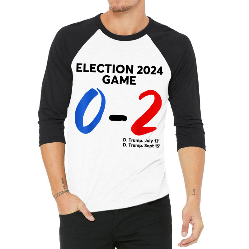 Election 2024 Game 0   2 You Missed Funny Again 3/4 Sleeve Shirt | Artistshot