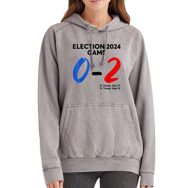 Election 2024 Game 0   2 You Missed Funny Again Vintage Hoodie | Artistshot