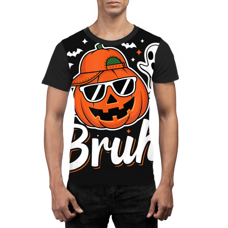 Funny Halloween Pumpkin Coffee Graphic T-shirt | Artistshot