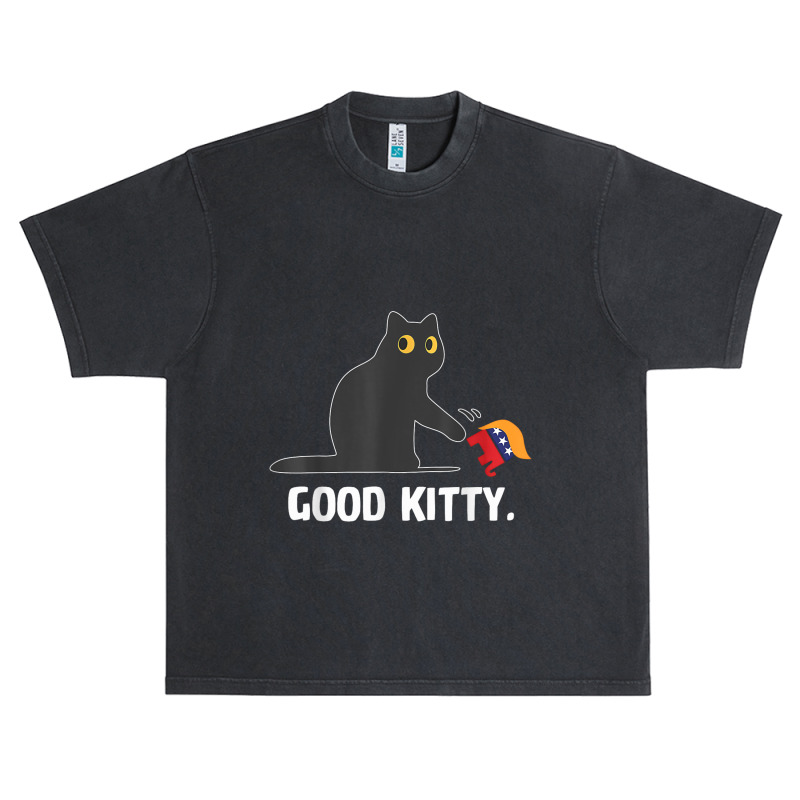 Good Kitty Funny Black Cat Trump Democrat Urban Heavy T-shirt | Artistshot