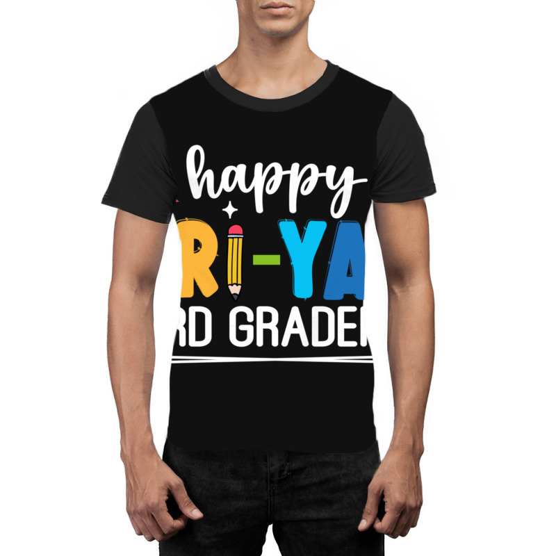 Happy Fri Yay 3rd Graders Graphic T-shirt | Artistshot