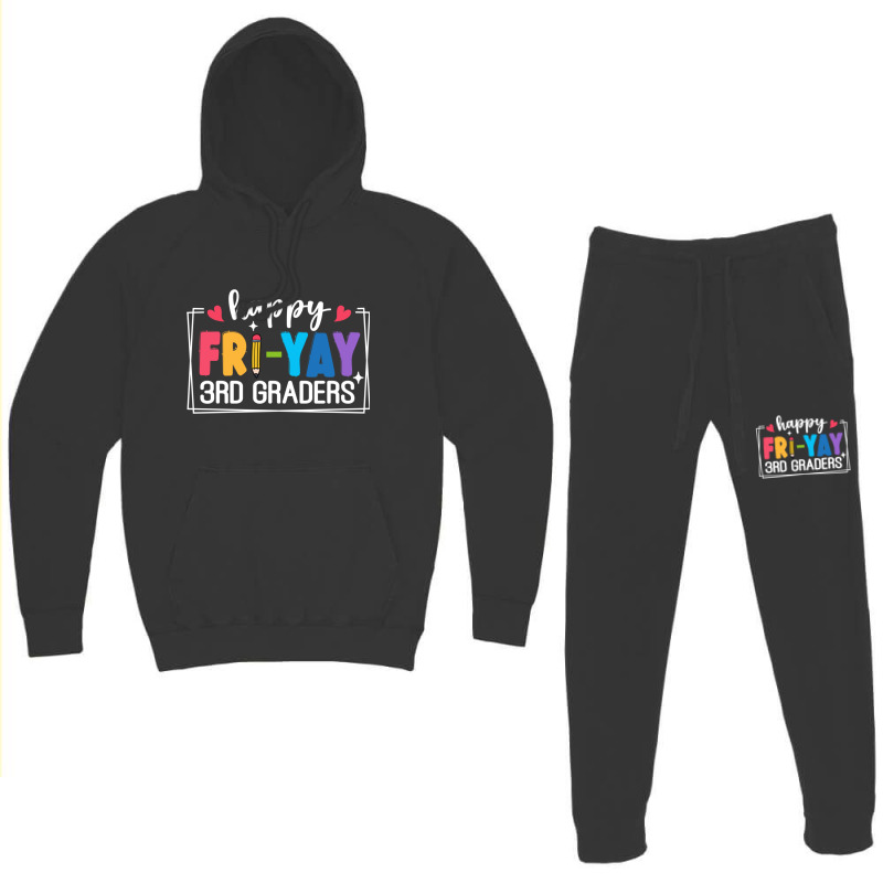 Happy Fri Yay 3rd Graders Hoodie & Jogger Set | Artistshot