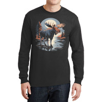 Moon Moose Long Sleeve Shirts | Artistshot