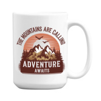 The Mountains Are Calling 3 15 Oz Coffee Mug | Artistshot