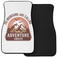 The Mountains Are Calling 3 Front Car Mat | Artistshot