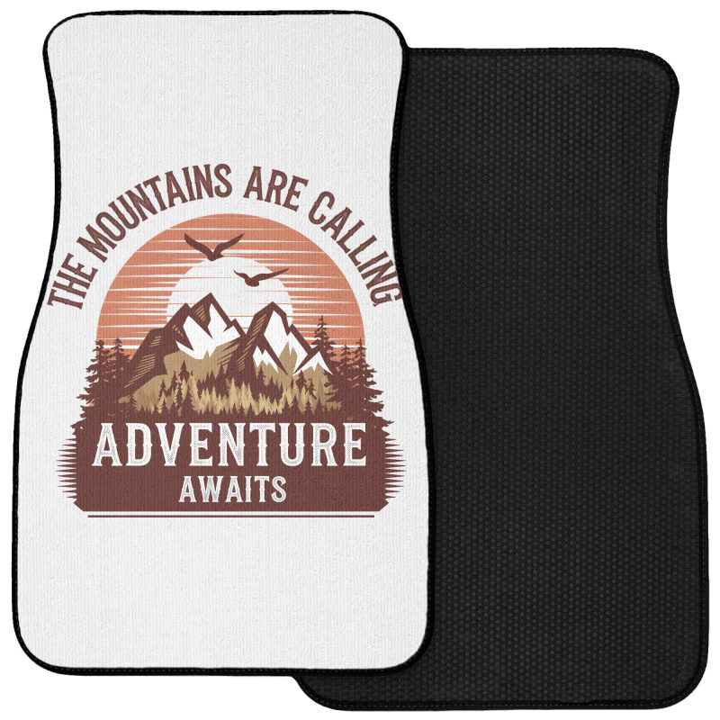 The Mountains Are Calling 3 Front Car Mat | Artistshot