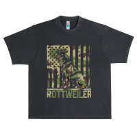 Rottweiler   Usa American Flag Camouflage Dog Owne Urban Heavy T-shirt | Artistshot