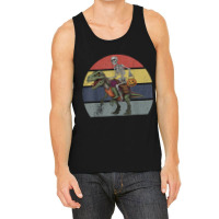 Skeleton Riding Mummy Dinosaur Halloween Tank Top | Artistshot