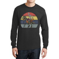 Skeleton Riding Mummy Dinosaur Halloween Long Sleeve Shirts | Artistshot