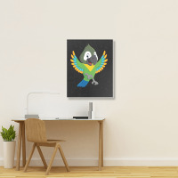 Senegal Parrot Colorful Portrait Canvas Print | Artistshot