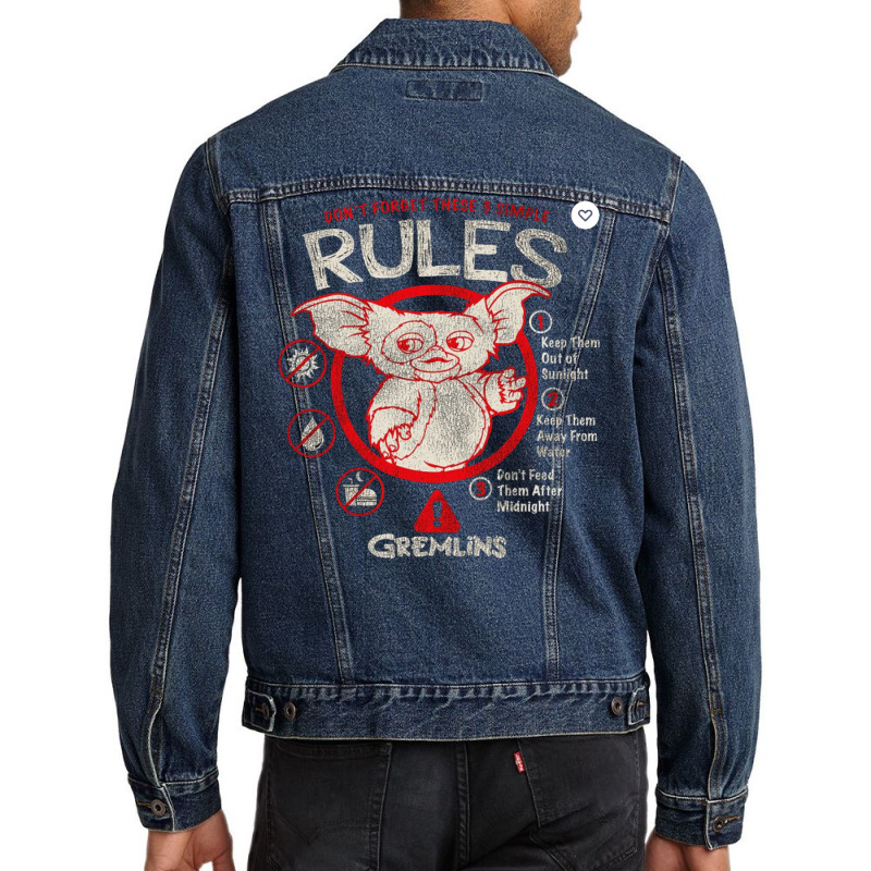 The 3 Simple Rules Men Denim Jacket | Artistshot