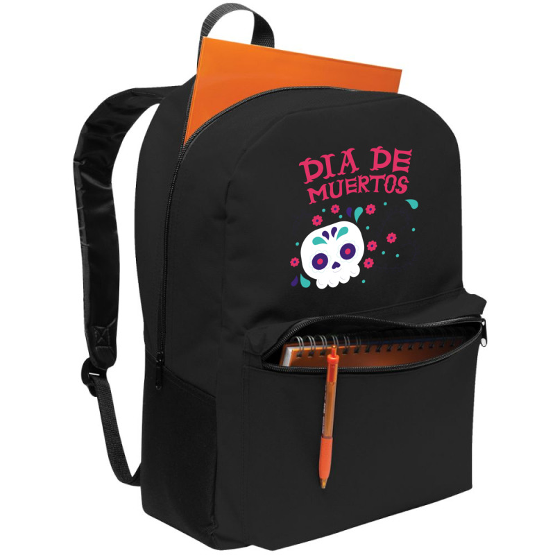 Dia De Muertos, Skull, Skulls, Skeleton, Flowers Backpack | Artistshot