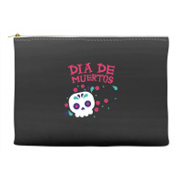 Dia De Muertos, Skull, Skulls, Skeleton, Flowers Accessory Pouches | Artistshot