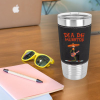 Dia De Muertos, Guitar, Music Leatherette Tumbler | Artistshot