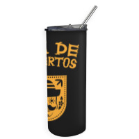 Dia De Muertos, Flowers Skinny Tumbler | Artistshot