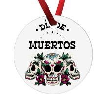 Dia De Muertos, Skull, Skuls, Skeleton, Flowers Ornament | Artistshot