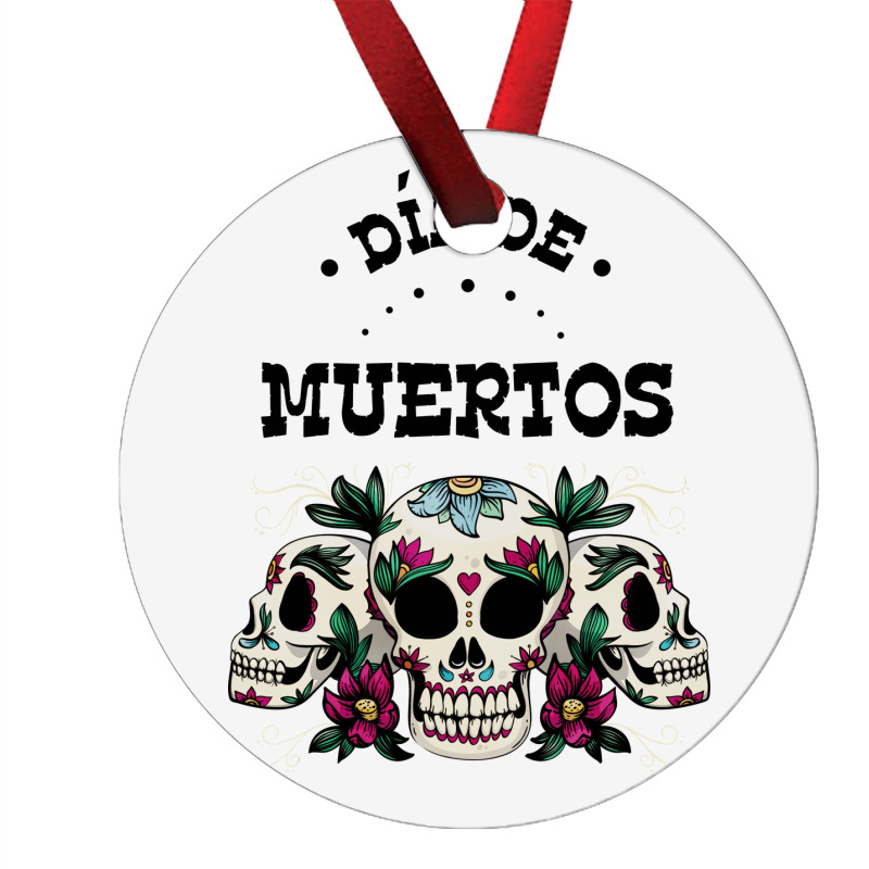 Dia De Muertos, Skull, Skuls, Skeleton, Flowers Ornament | Artistshot