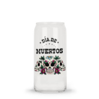 Dia De Muertos, Skull, Skuls, Skeleton, Flowers Glass Tumbler | Artistshot