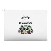 Dia De Muertos, Skull, Skuls, Skeleton, Flowers Accessory Pouches | Artistshot