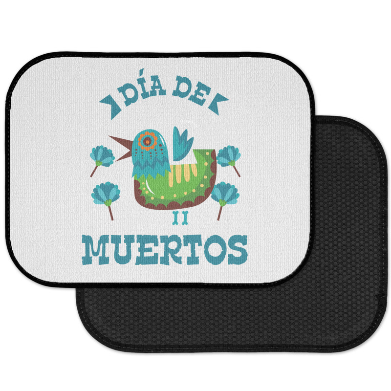 Dia De Muertos, Bird, Birds, Flowers Rear Car Mat | Artistshot