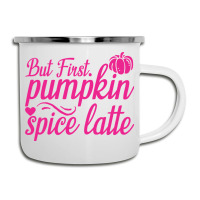 But First Pupmpkin Spice Latte, Halloween Camper Cup | Artistshot