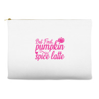 But First Pupmpkin Spice Latte, Halloween Accessory Pouches | Artistshot