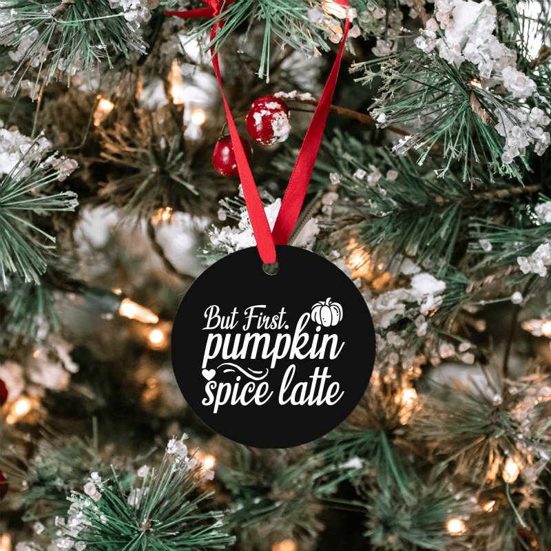 But First Pupmpkin Spice Latte, Halloween Ornament | Artistshot