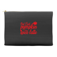 But First Pupmpkin Spice Latte, Halloween Accessory Pouches | Artistshot