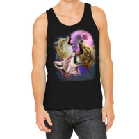 3 Jackals Howling At The Moon Tank Top | Artistshot