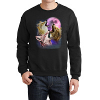 3 Jackals Howling At The Moon Crewneck Sweatshirt | Artistshot