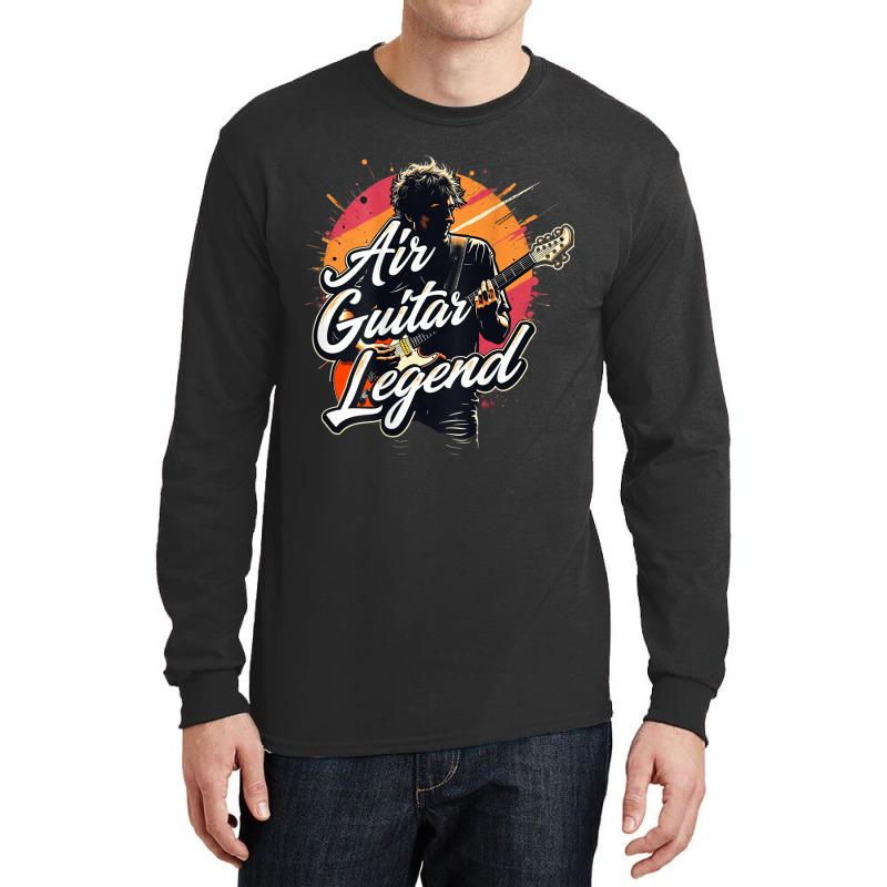 Air Guitar Lover Gag Long Sleeve Shirts | Artistshot