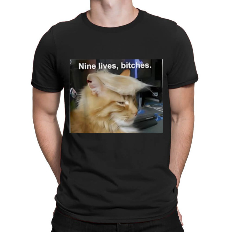 Cat Trump 9 Lives Baby Nine Lives B!vches T-shirt | Artistshot