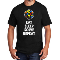 Eat Sleep Solve Repeat Basic T-shirt | Artistshot