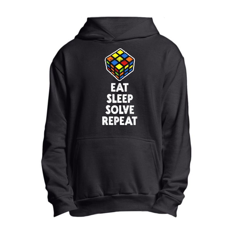 Eat Sleep Solve Repeat Urban Pullover Hoodie | Artistshot