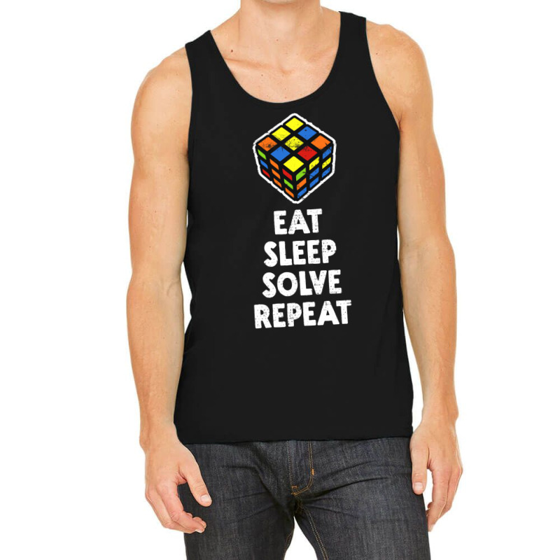 Eat Sleep Solve Repeat Tank Top | Artistshot