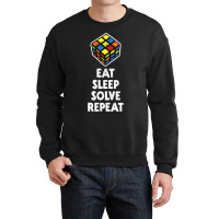 Eat Sleep Solve Repeat Crewneck Sweatshirt | Artistshot