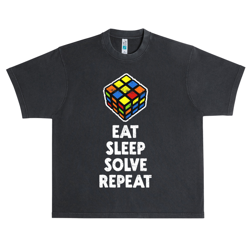 Eat Sleep Solve Repeat Urban Heavy T-shirt | Artistshot