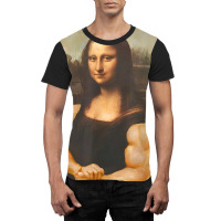 Funny Mona Lisa Bodybuilding Graphic T-shirt | Artistshot