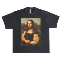 Funny Mona Lisa Bodybuilding Urban Heavy T-shirt | Artistshot