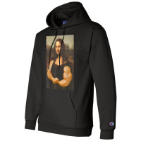 Funny Mona Lisa Bodybuilding Champion Hoodie | Artistshot